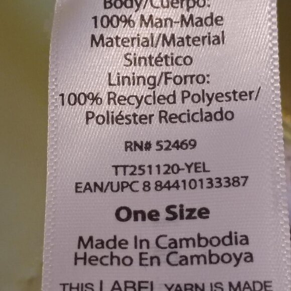 Time and Tru Women's Vida Crossbody Bag, Bright Yellow - Picture 7 of 7